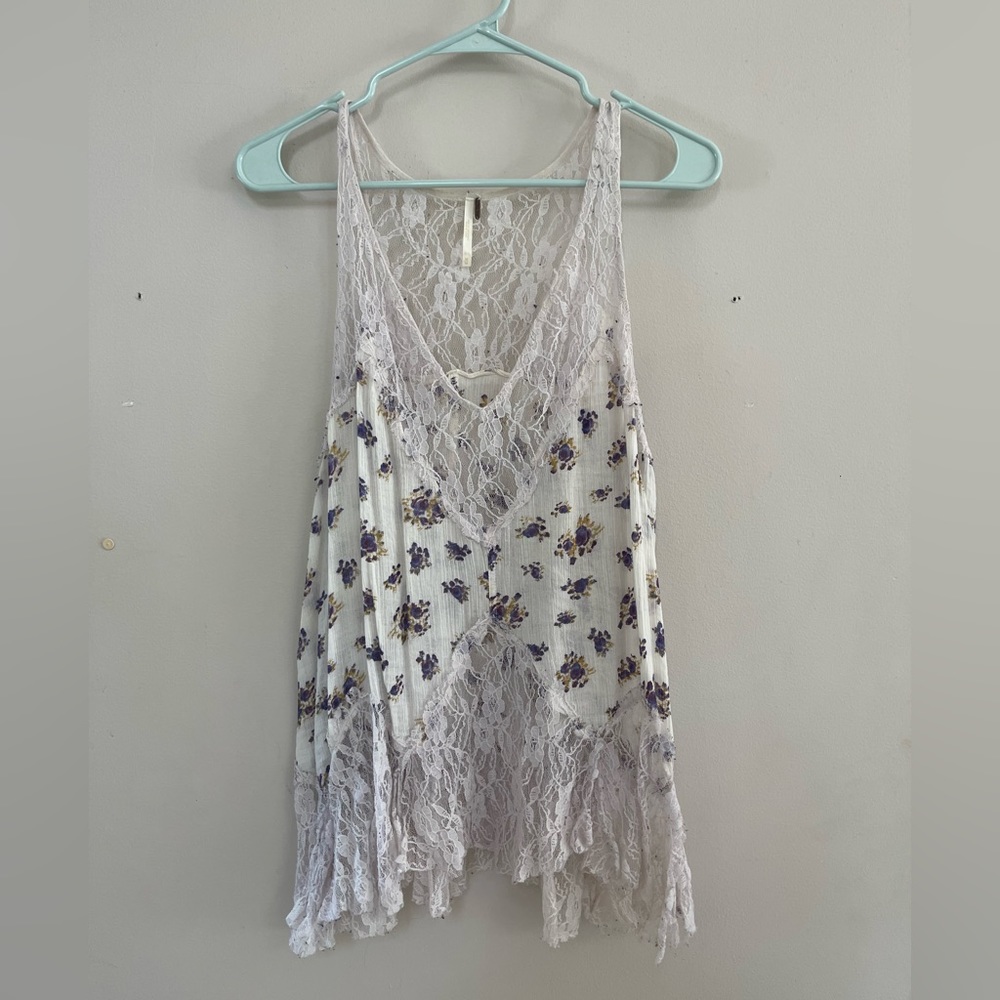 Free People Lace Layering Top